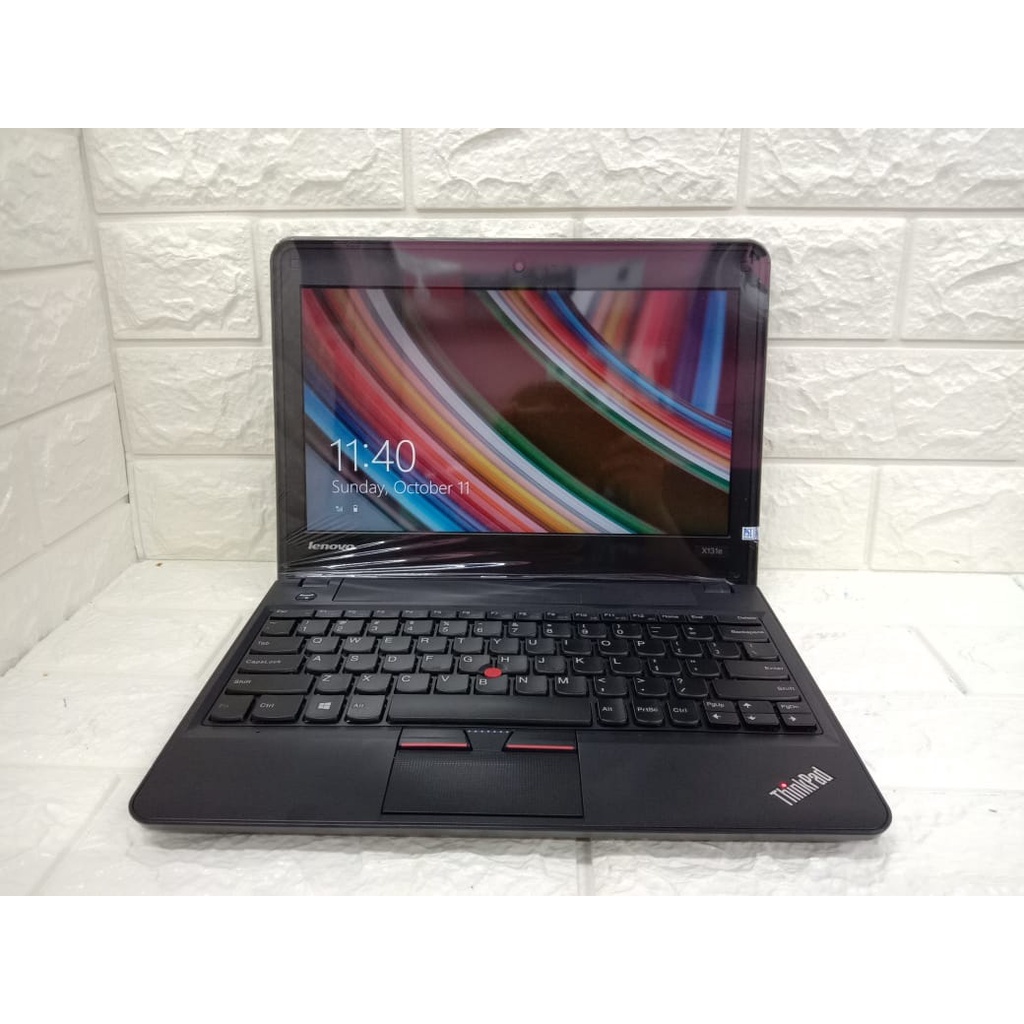 LAPTOP LENOVO THINKPAD X131E AMD RAM 4GB HDD 320GB GAMING EDITING LAYAR 12 INCH
