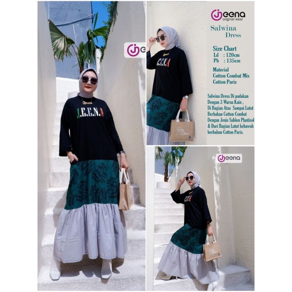 gamis maxidress salwina prod by jeena ori