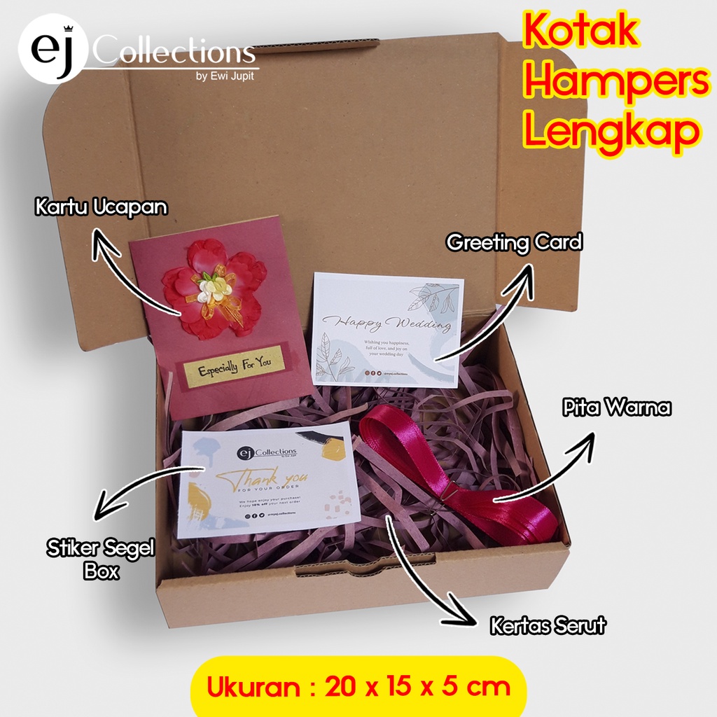 Box Hampers Kotak Kado Gift Box PAKET LENGKAP