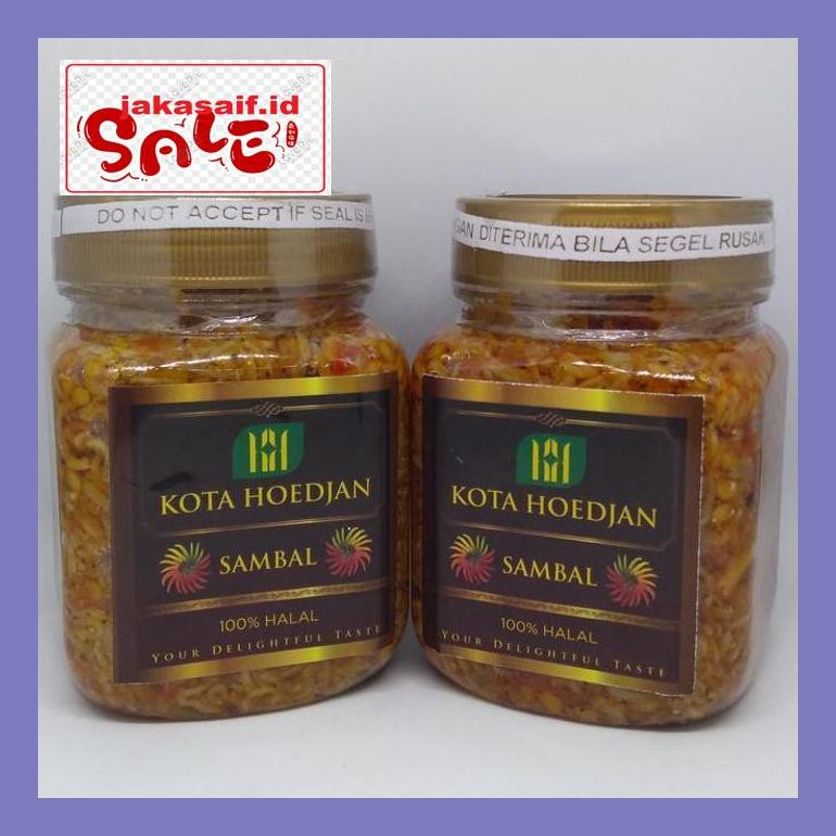 

504Sbu Sambal Kota Hoedjan - Ikan Teri Pedas Asin Bud0Mb