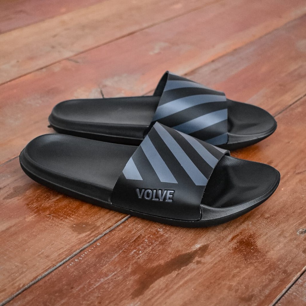 RAYAS GREY |FORIND x Volve| Sandal EVA Ringan Slop Jepit Santai Simple Pria/Men Sendal Footwear