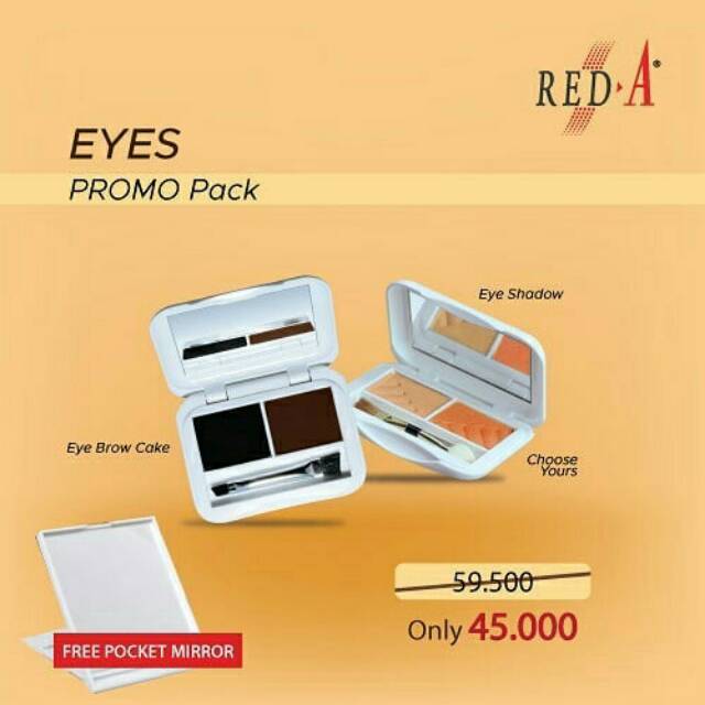 Paket Makeup Mata Promo Eye Red A Viva Eye Shadow Eye Brow Cake