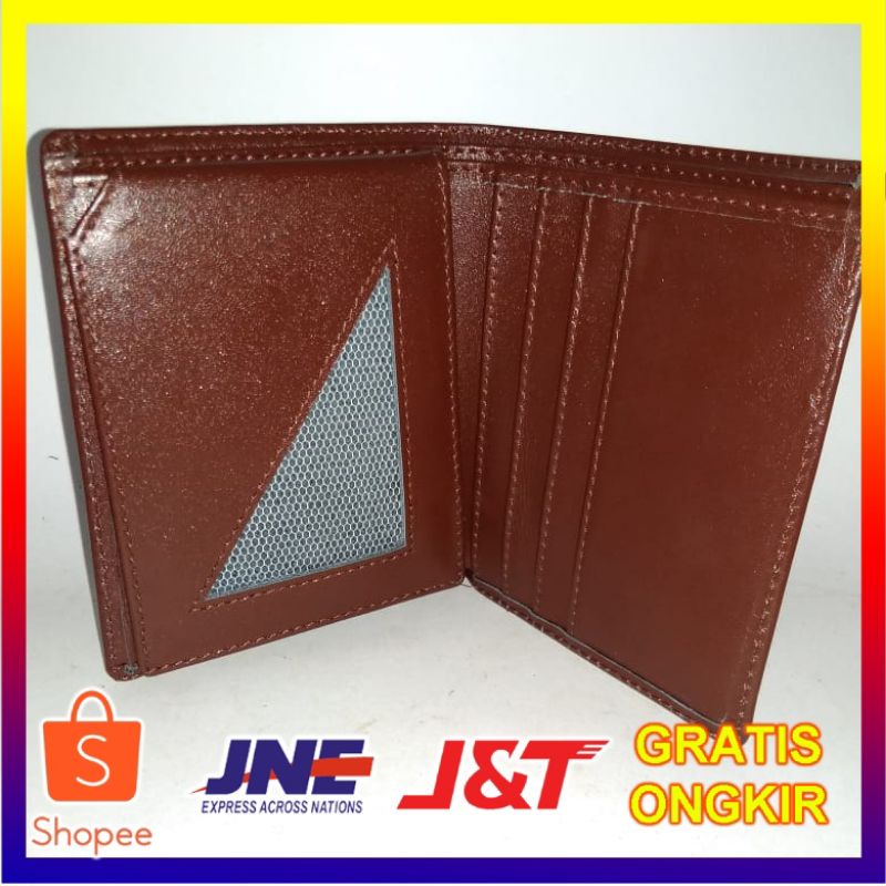 Dompet Kulit Asli Pria MOUND, Dompet Berdiri Kulit, Dompet Kulit Asli