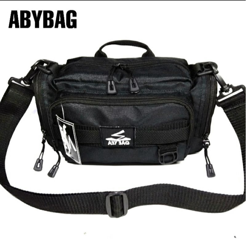 tas distro tas selempang pria ori tas pinggang bahu pria abybag
