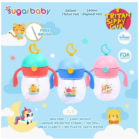 SUGAR BABY TRITAN SIPPY CUP 240ML