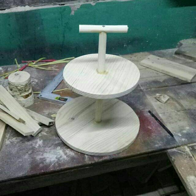 Rak cup cake, rak kue, hampers kayu, suvenir kayu, perlengkapan pesta, display kue