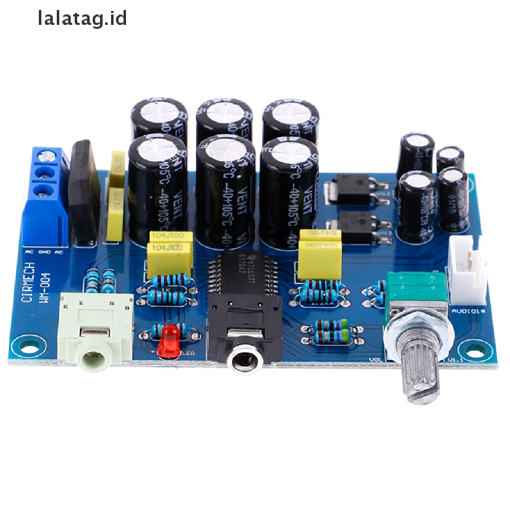 (Flyag) Tpa6120 Board Amplifier Headphone HiFi TPA6120A2 Channel Ganda (ID)