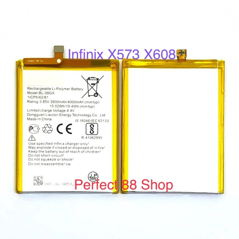 BATERAI INFINIX HOT S3 X608 HOT 6 PRO X573 BL-39GX