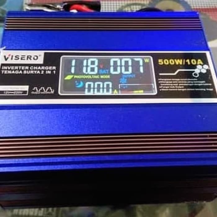 Power Inverter Visero 12V 500W Plus Solar Charge Controller