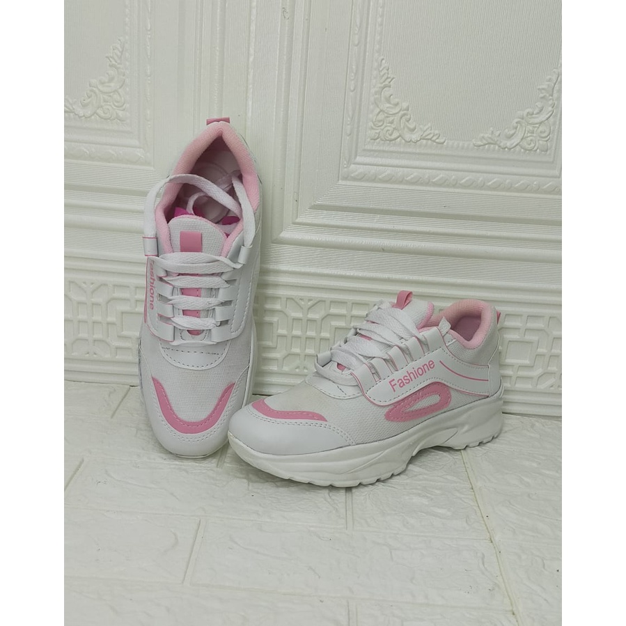 sepatu fashion wanita joging running sneakers cewek