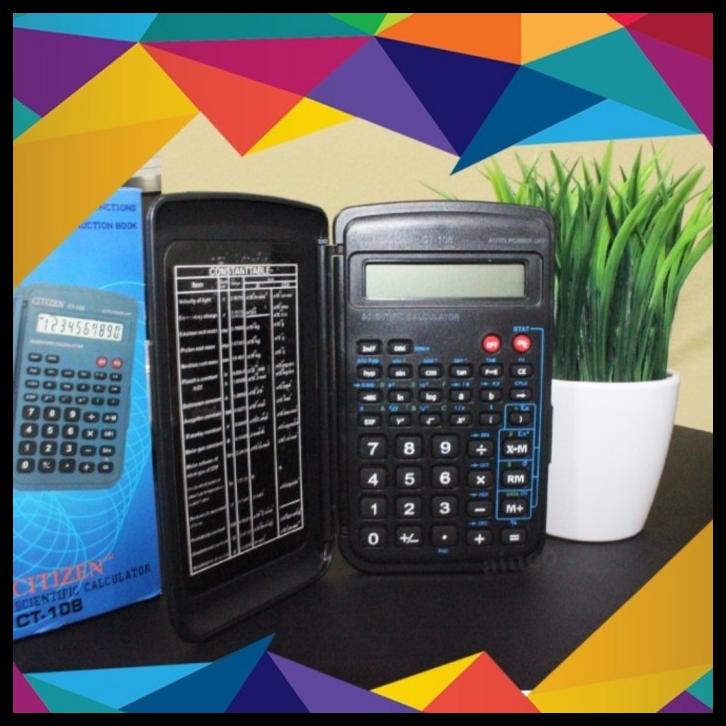

Citizen Ct-108 Kalkulator Scientific - Calculator Ilmiah Ct108