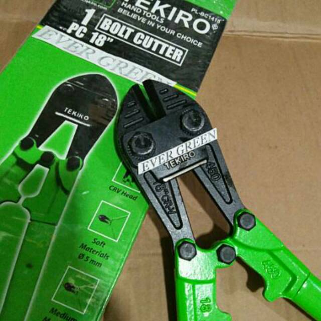

TEKIRO GUNTING BETON 18 inchi GUNTING BESI RANTAI KAWAT Bolt Cutter TEKIRO Gunting Hollow Catok Meja