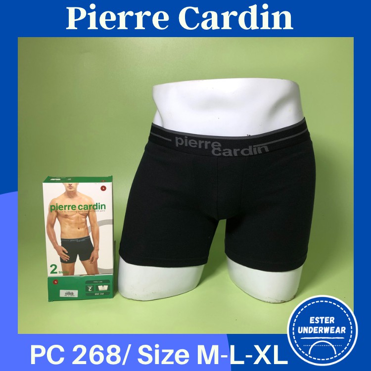 Celana Boxer Pria PIERRE CARDIN PC 268 ISI-2 PCS bahan katun