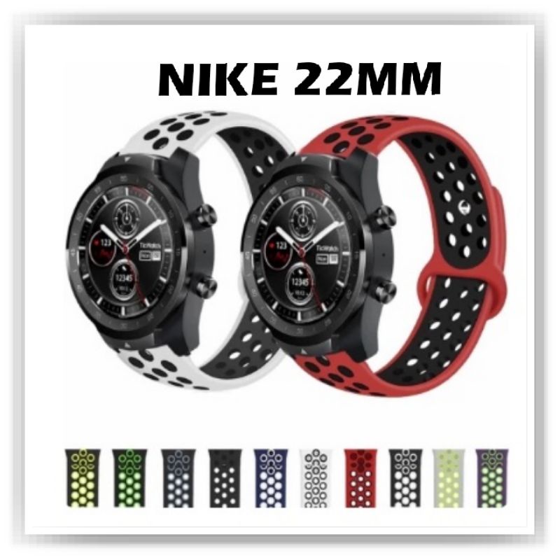 STRAP TALI JAM TANGAN - RUBBER STYLE NIKE SILICONE 22MM - FOR HUAWEI GT2E GT 2E 46MM STRAPWATCH