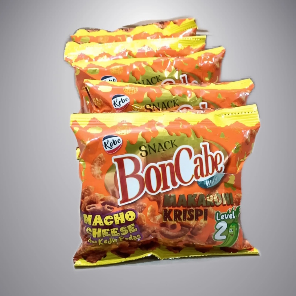 

Makaroni Bon Cabe Level 2 Snack 30gr [10 pcs/renceng]