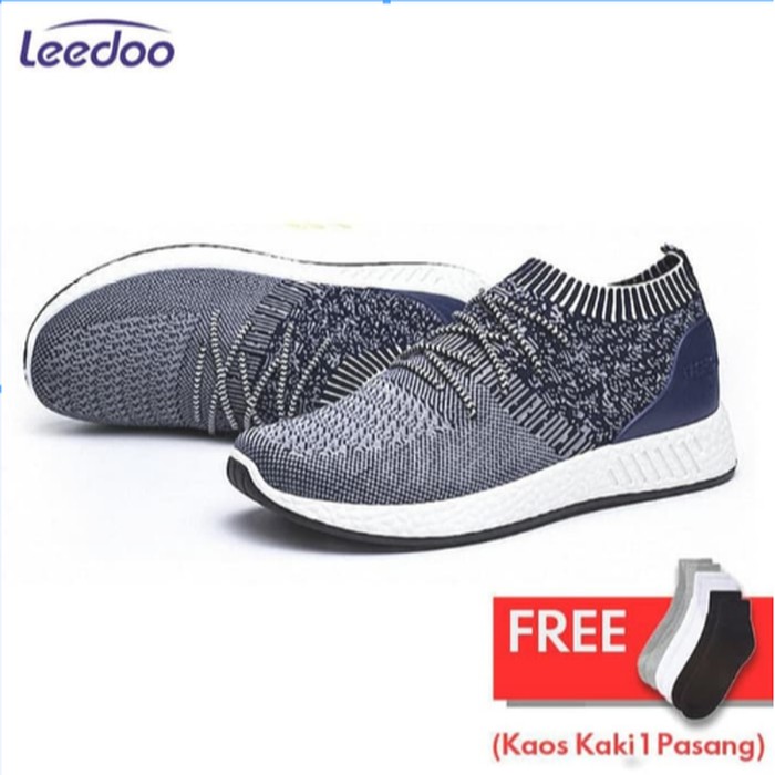 Leedoo Sepatu Sneakers Pria Sepatu Pria Sepatu Slio On Pria SP201