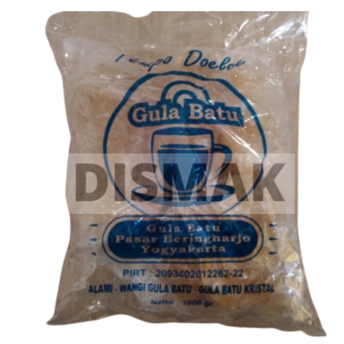 Gula Batu Kristal Kuning Alami 1 KG asli Jogja