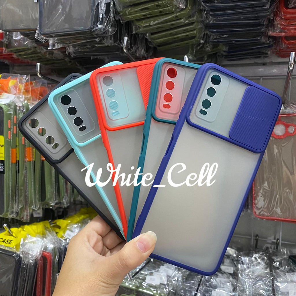 Vivo Y20 Y20i Y20S Y20SG Y12S Case SLEDING Protection Camera Matte D2