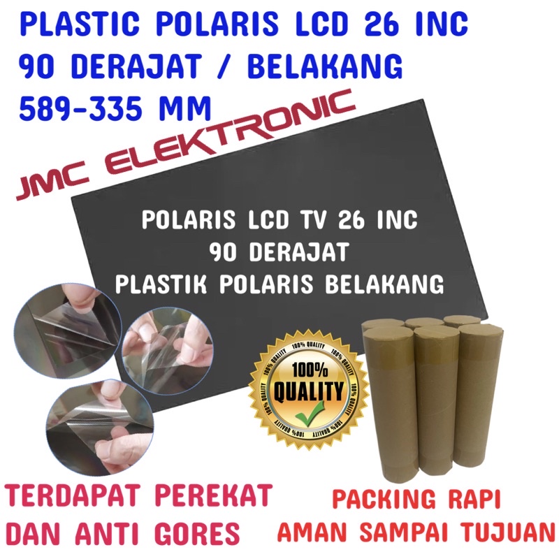 POLARIS TV LCD 26 INC 90 DERAJAT POLARIZER LCD 26 INC BAGIAN BELAKANG POLARIZED 26 INCH