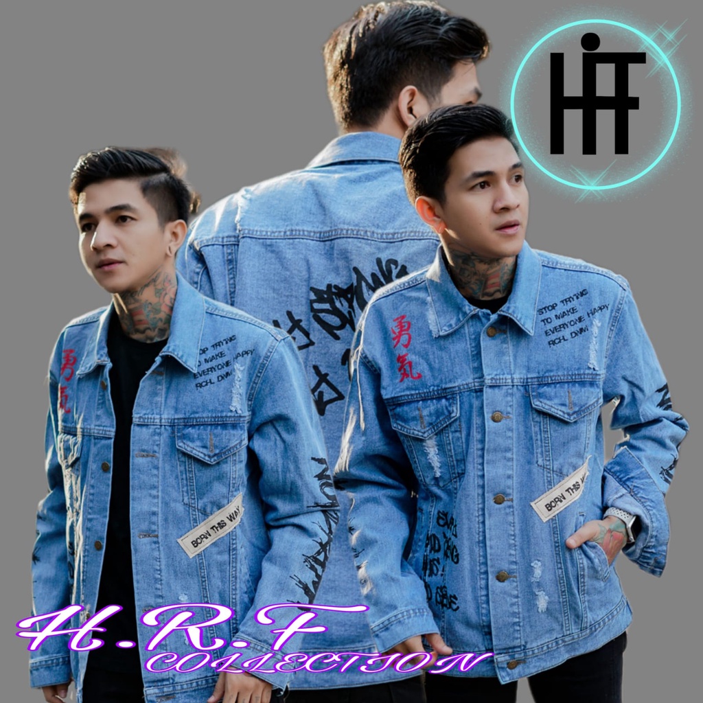 JAKET JEANS SABLON / JAKET DENIM PRIA DAN WANITA / JAKET DEWASA