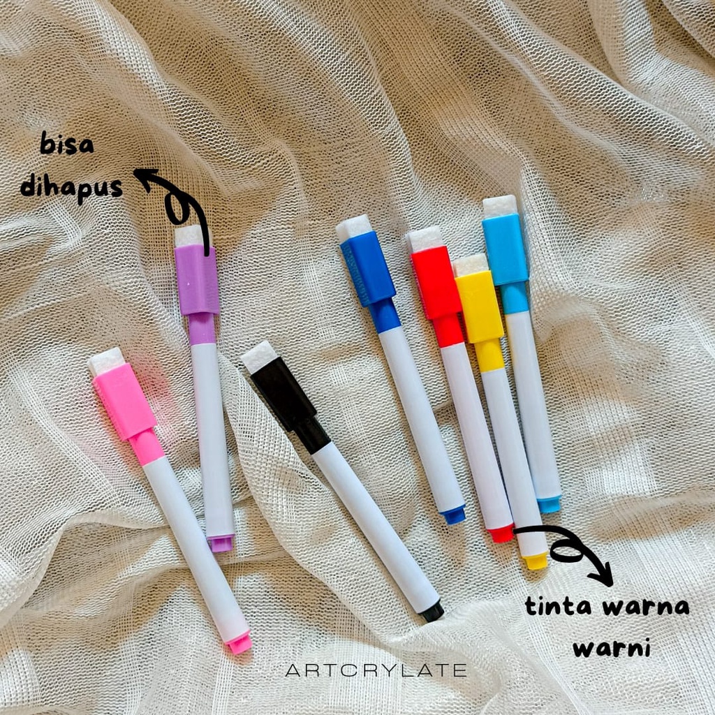 

Spidol Wipe And Clean- Tinta Warna Warni