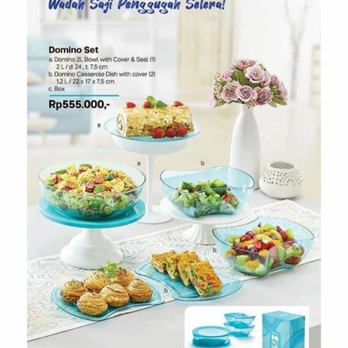 Termantab] Gratis Ongkir  Tupperware Domino Set