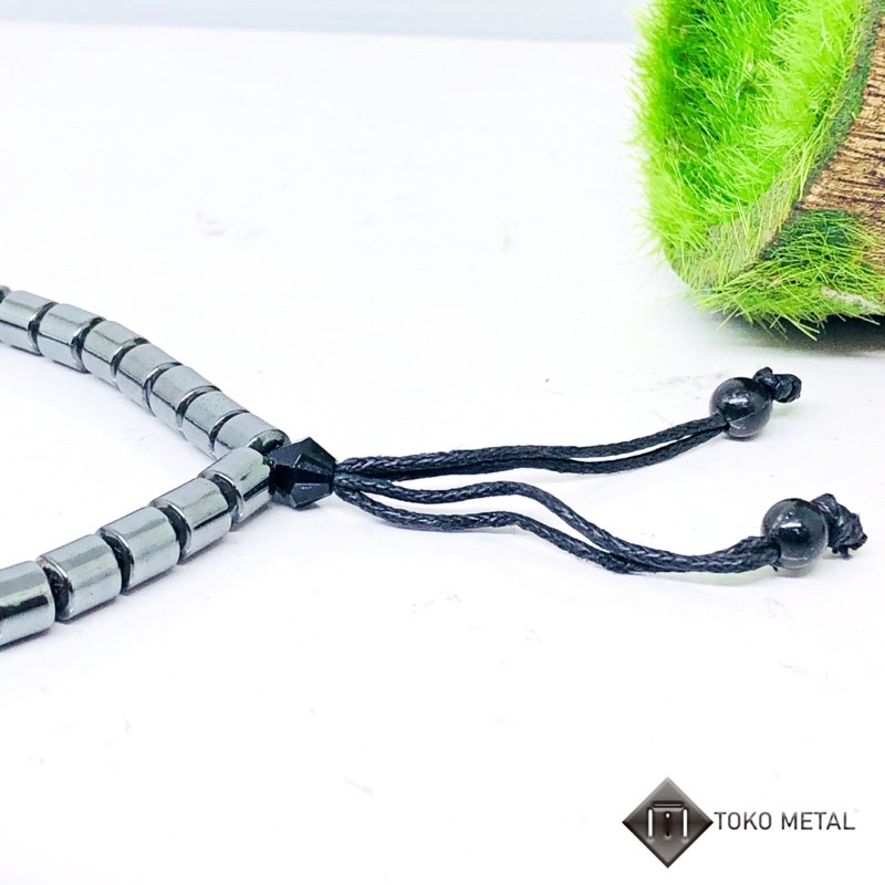 Gelang Tasbih Blustin Kotak/Bulat 33 Butir 6 mm [ Toko Metal ]