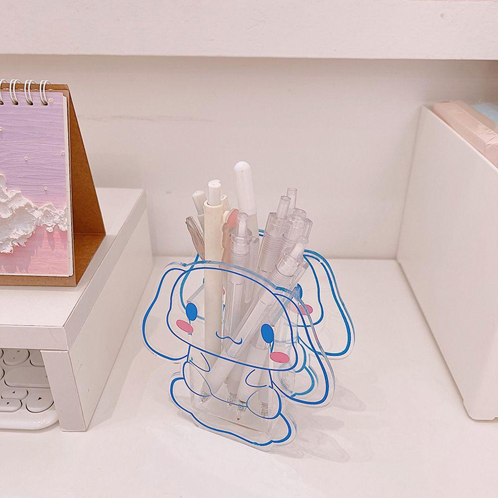 Lanfy Tempat Pensil / Brush Makeup Motif Anime My Melody / Cinnamoroll Bahan Akrilik