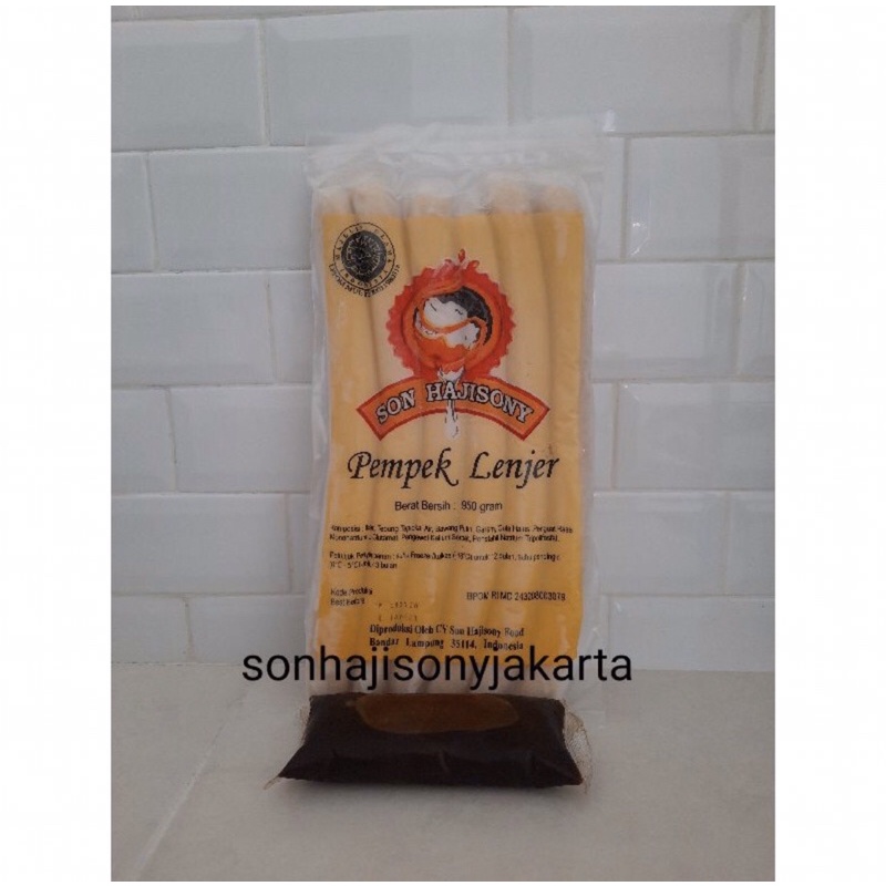 

Pempek son haji sony lenjer super 950 gr + cuko 250 ml hajisony