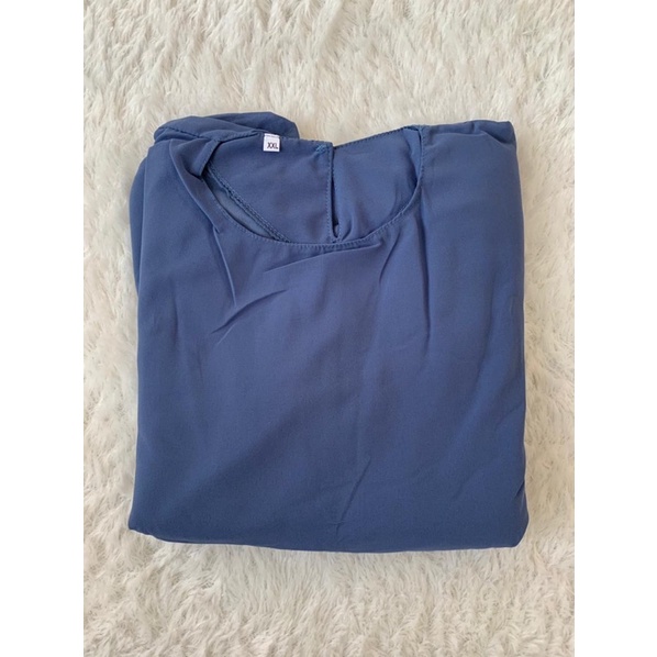 MALAYA DRESS GAMIS MALAYSIA BY NANADHIJAB-Denim