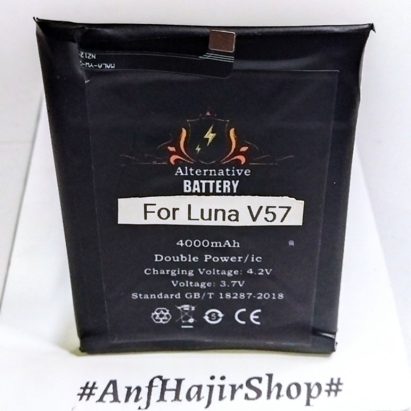 BATRE BATREI PERSAMAAN FOR LUNA V57 V-57 X PRO BATRAI BATERAI MODIF LUNA V 57 XPRO ALTERNATIF MODIF 