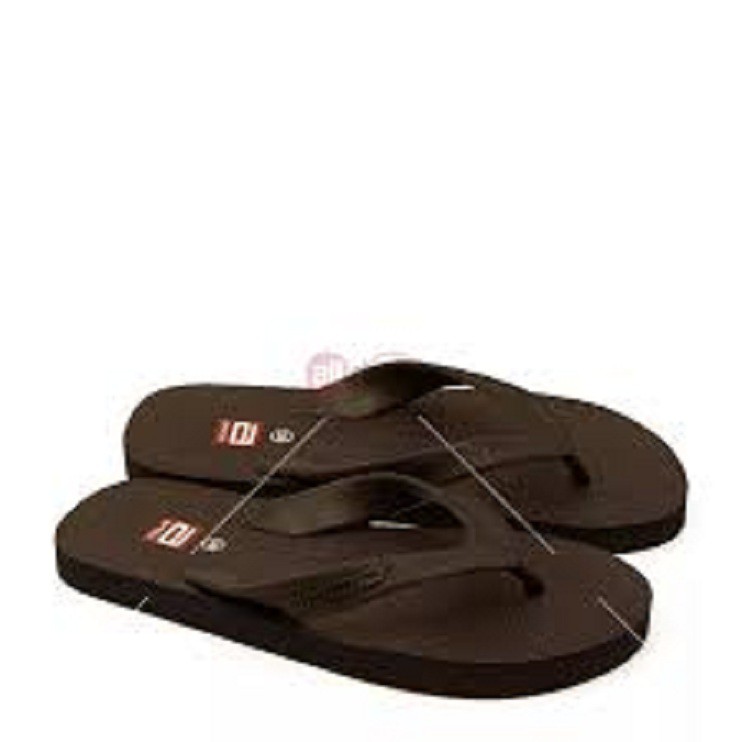 (GROSIR &amp; ECER) Sandal Jepit Berkualitas Ando Hawaii Coklat Size 38-42 / Karet tebal ANti AIr / Ori