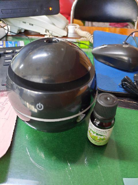 Air Humidifier Essential Oil Diffuser Aroma Terapi Motif Kayu Bonus 1 Botol Oil