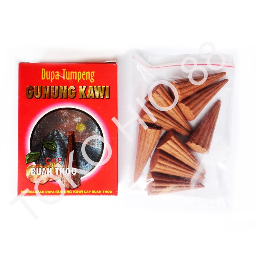 Hio / Dupa Cone / Kerucut / Tumpeng Buhur Wangi Gunung kawi Merk Buah Thoo Aromatherapy Incense