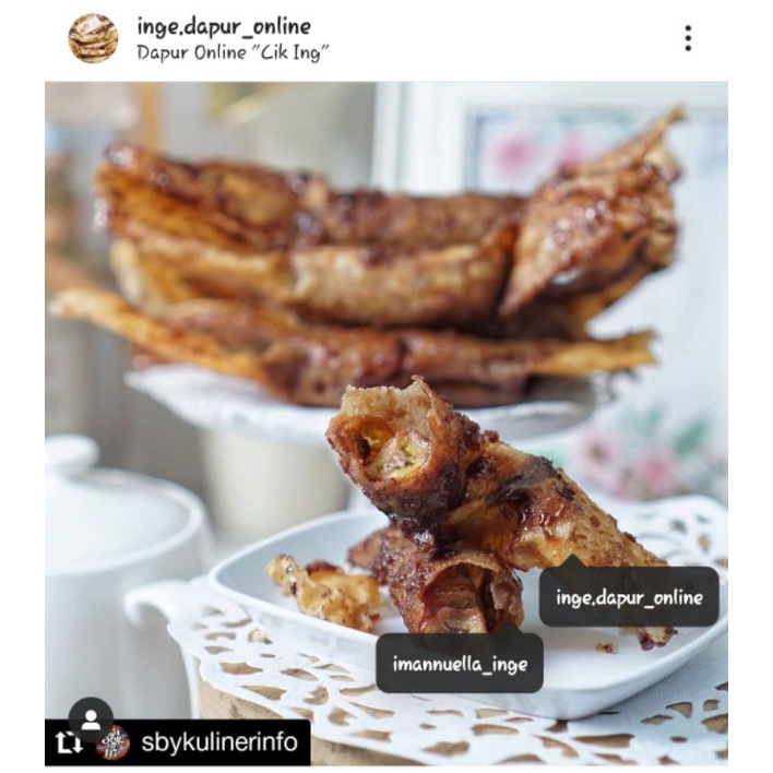 

Pisang Coklat Caramel