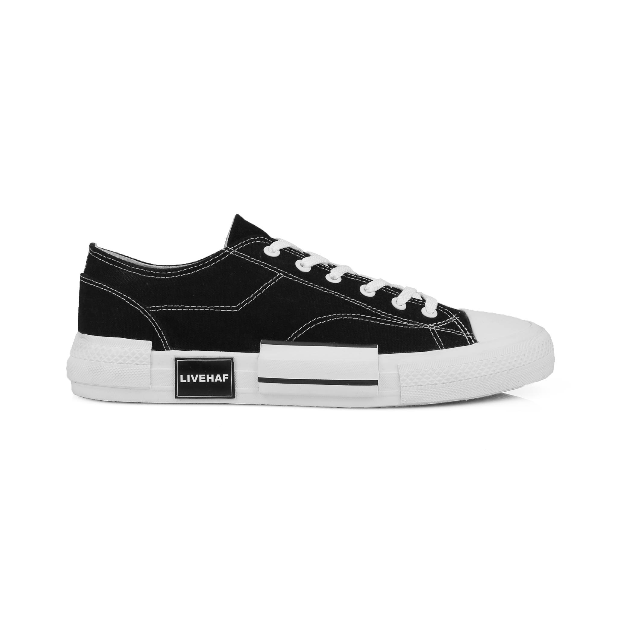 

LIVEHAF - Dallas Vulcan Sneakers Black-White