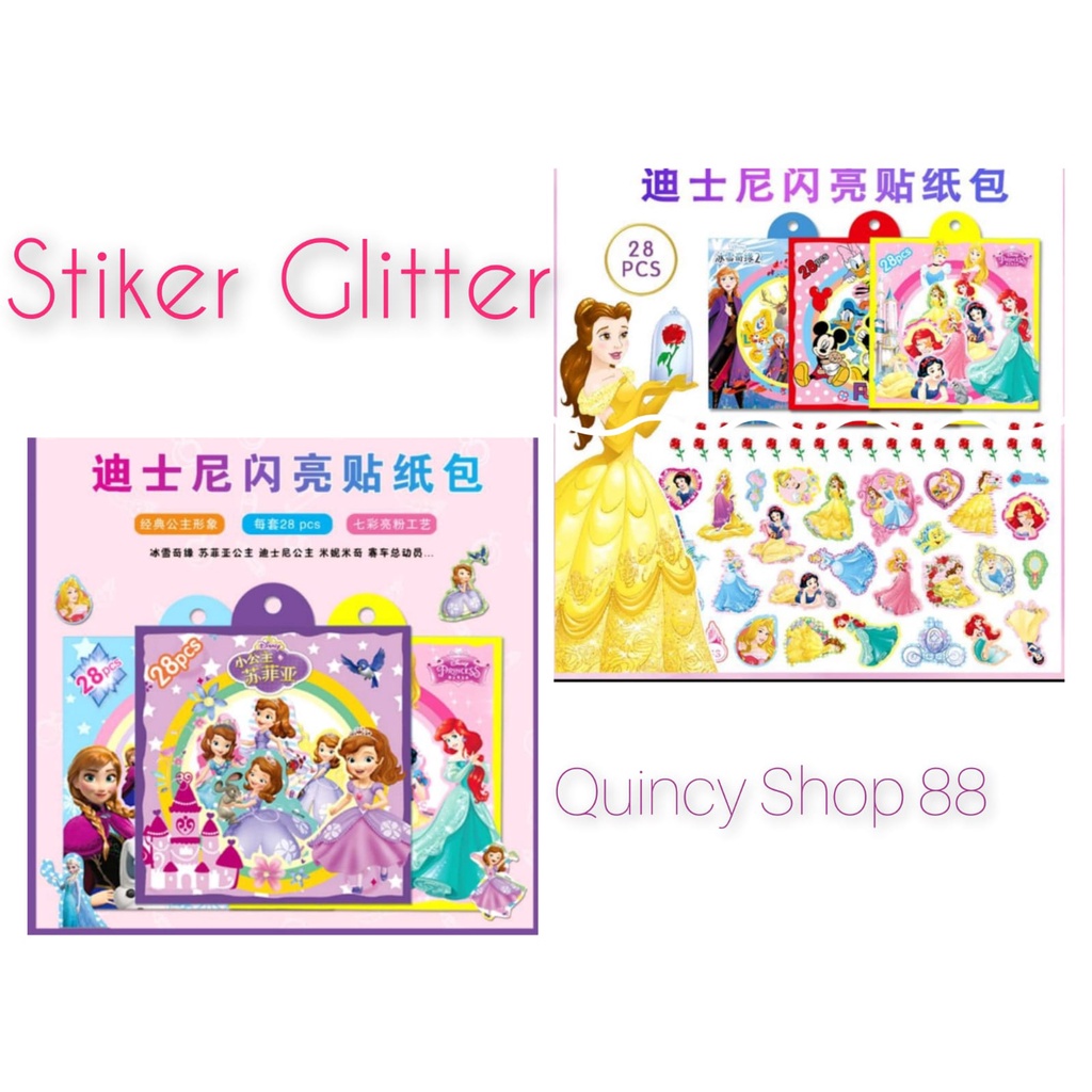 

Stiker Glitter Princess