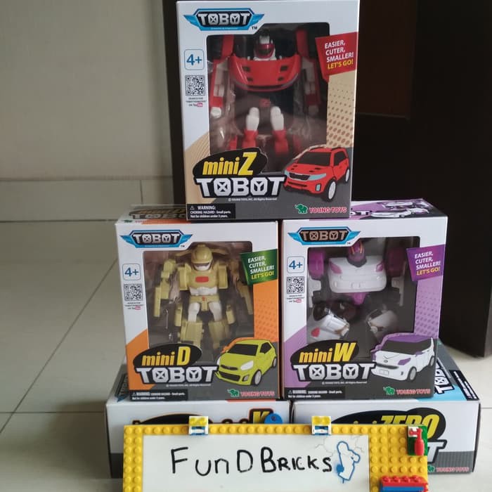 Tobot Mini Z D W Young Toys Youngtoys