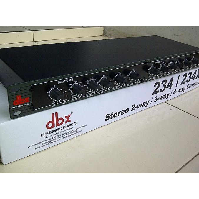 Crossover aktif DBX-234/234XL(original garansi resmi) Star Seller Termurah