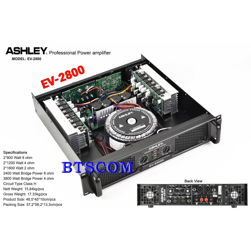 AMPLI POWER ASHLEY EV2800 ORIGINAL POWER ASHLEY EV2800 ASHLEY EV 2800 KELAS H