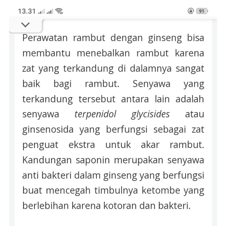 HAIR TONIC GINSENG ASLI anti rontok penumbuh rambut menyuburkan rambut penguat rambut-5