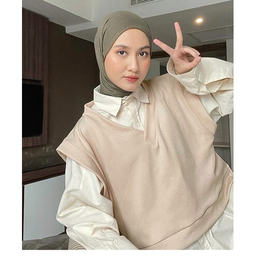 SYIFA VEST OUTER BASIC APE.STORE