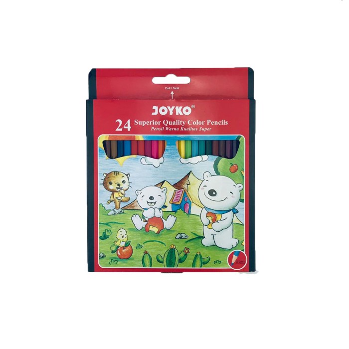 

Sale!!! Joyko / Pensil Warna / Isi 24 Warna / Cp-24Pb Terlaris