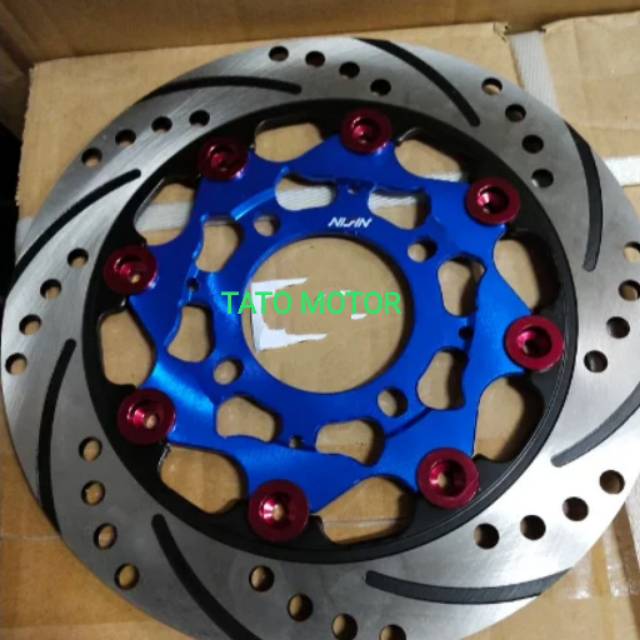 Piringan cakram nissin 220mm, motor mio suol,sporty, vario,125,150,beat kombinasi ke kaliper nissin