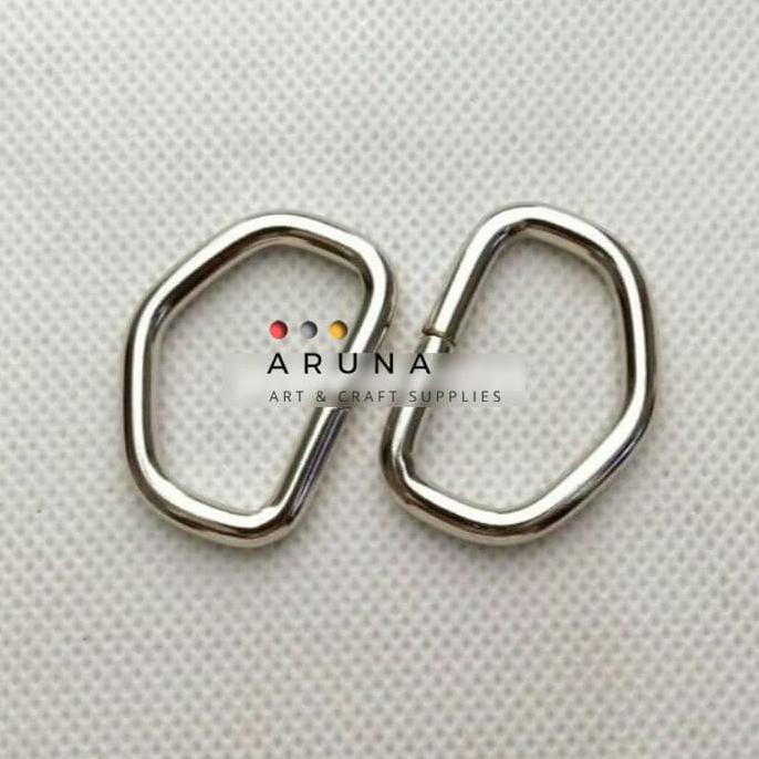 

ring D prisma tas 2.5 cm 1 lusin murah