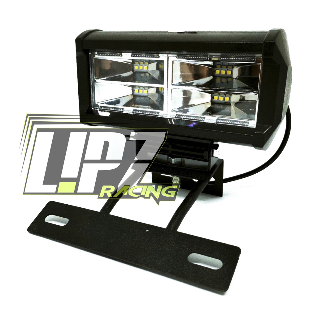 PAKET LAMPU RX-KING LAMPU LED MODEL 5505 + DUDUKAN BRACKET BISA UNTUK LAMPU &amp; NOPOL