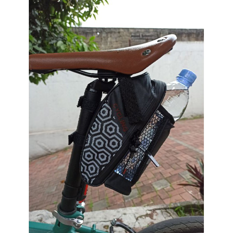 Tas Sadel Sepeda Botol Water Proof RB, MTB, Seli