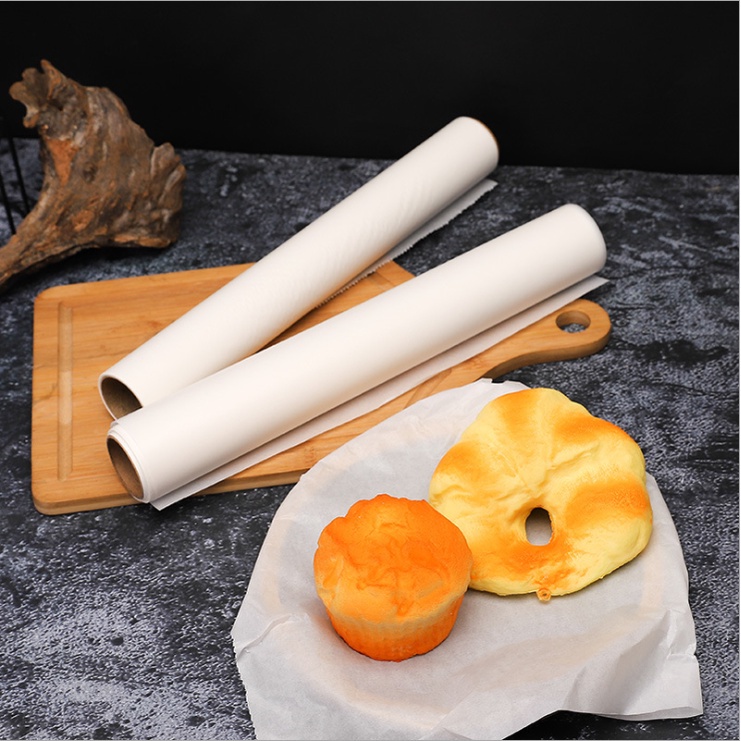 Baking Paper Kertas Minyak Baking Kertas Roti Alas Roti Silicone Oil Paper - Non-Stick Kertas Roti Baking Paper 5M/10M / Baking Paper Kertas Baking Kertas Roti Alas Roti Silicone Oil Paper Alay Pemanggang Peralatan Dapur Termurah Premium Pemanggang Kue