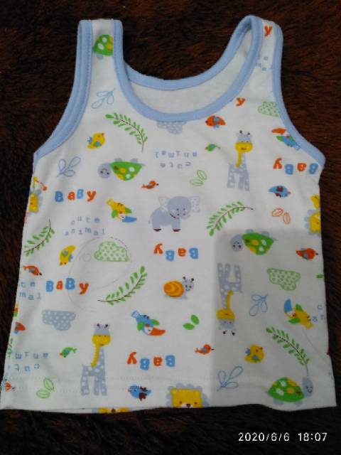 Baju bayi tanpa lengan Zoko baby SNI