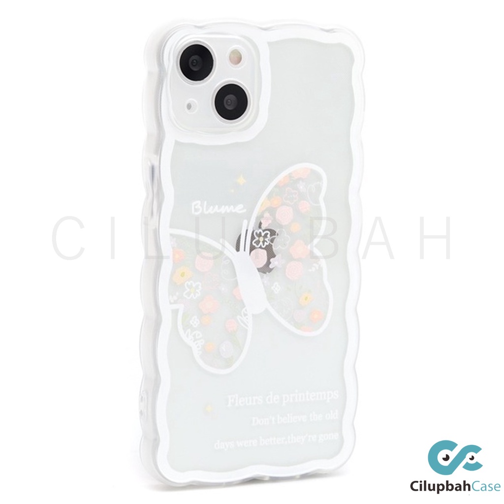 Clear Soft Case Butterfly White Full Lens Cover iPhone 7 8 PLUS XR X XS MAX 11 12 13 MINI PROMAX